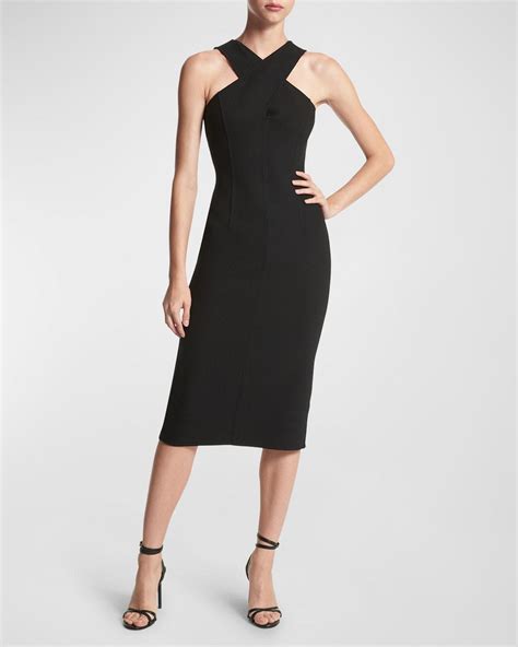 black michael kors dresses|michael kors midi dress sale.